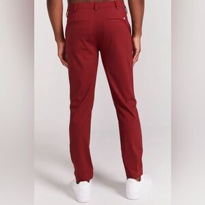 Men's Straight Leg maroon Pants